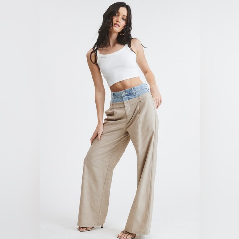 049. BILLIE TROUSERS- Beige