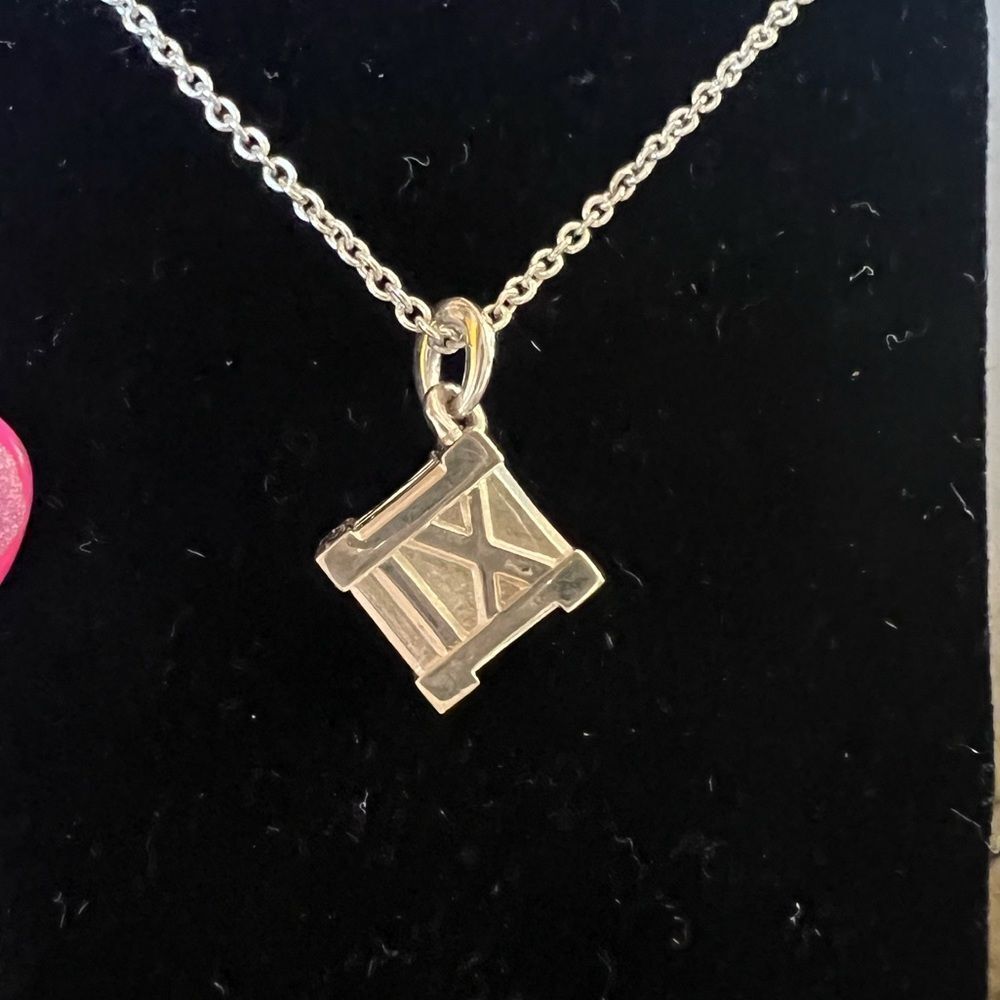 Tiffany & Co. Atlas cube necklace!!!