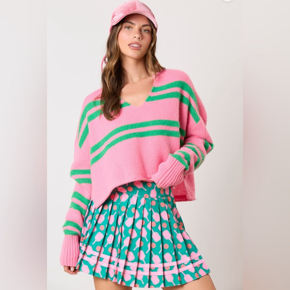 GREEN PICKLEBALL SKIRT WITH SHORTS