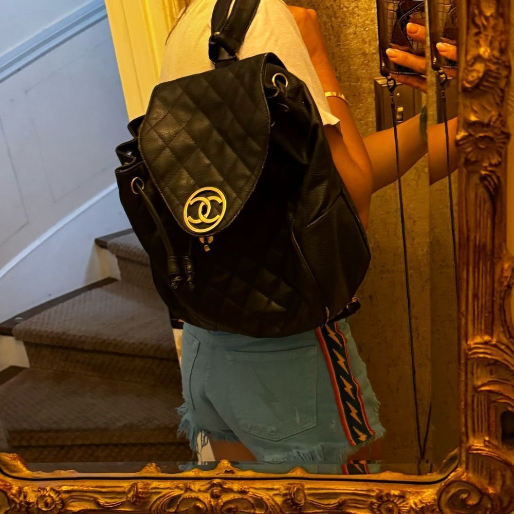 AUTH VINTAGE CHANEL BACKPACK