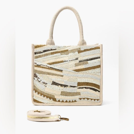 Beaded Sequin Tote