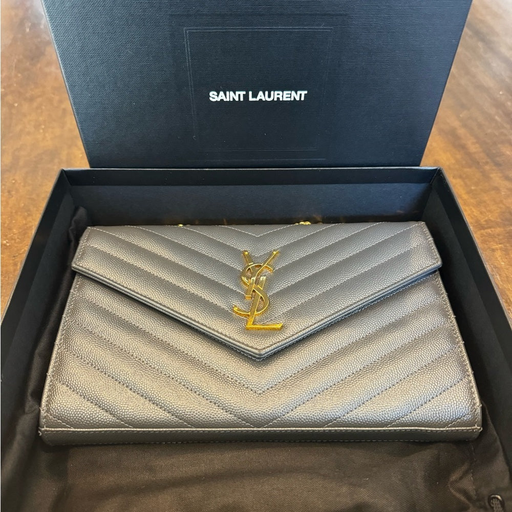 YSL Monogram Chain Wallet