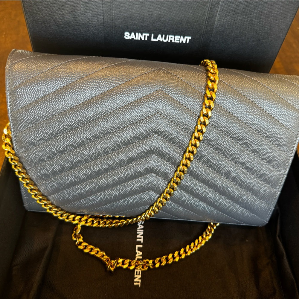 YSL Monogram Chain Wallet