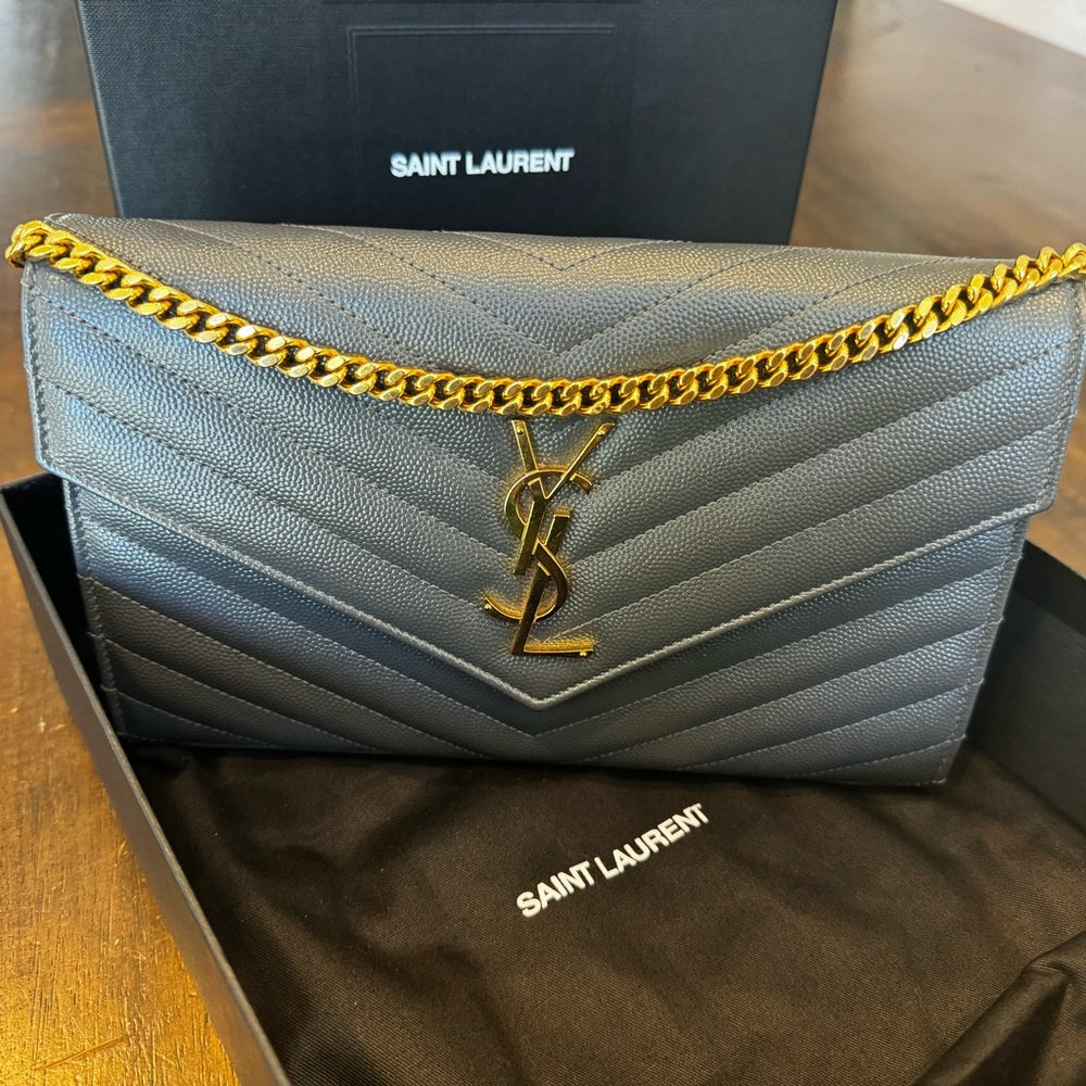 YSL Monogram Chain Wallet