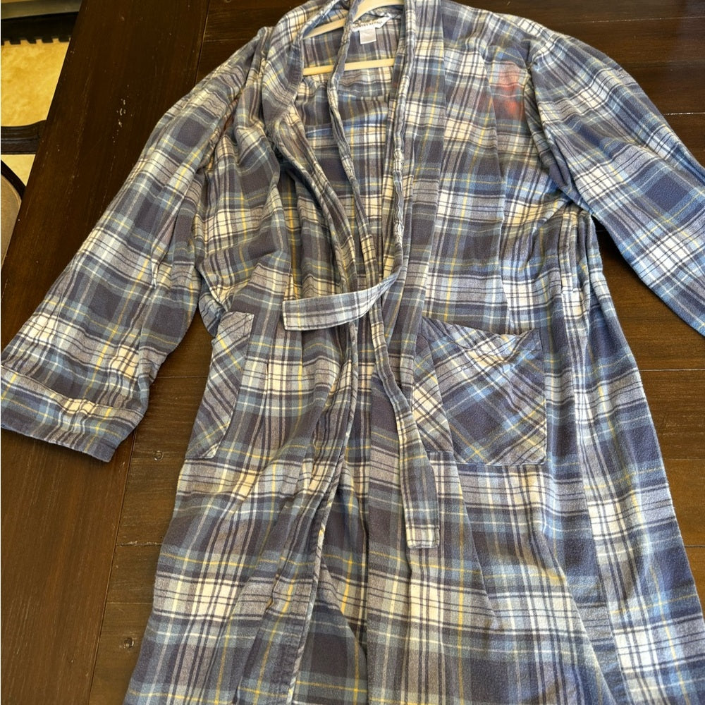 Blue Lightweight Plaid Jacket