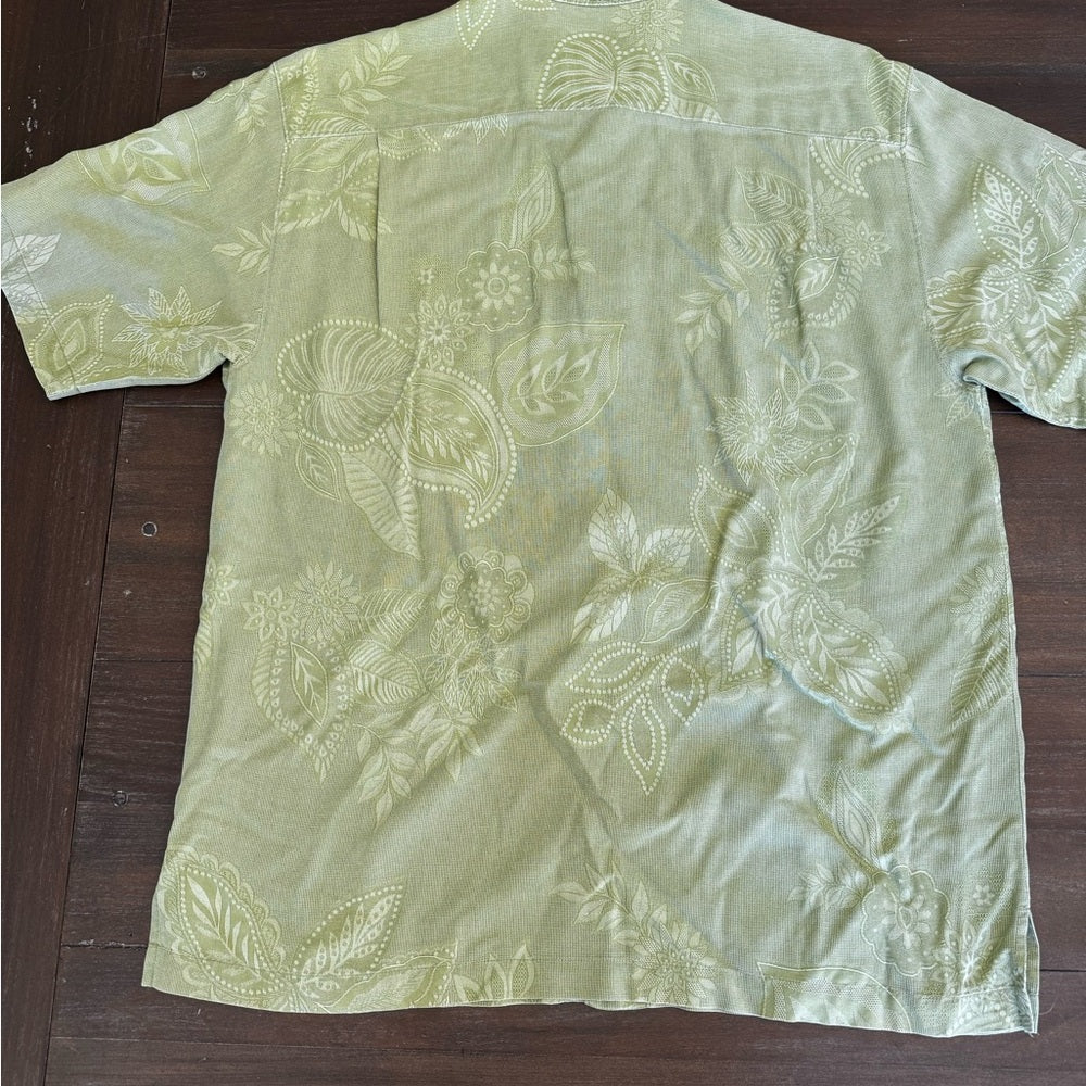 Tommy Bahama Green Floral Men's Shirt