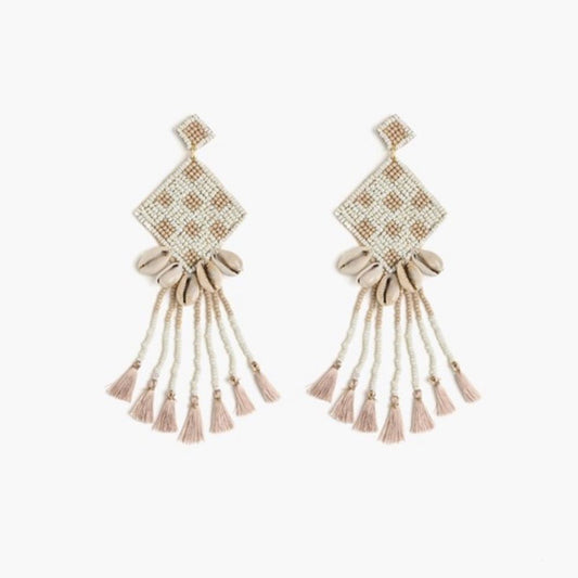 Seashell Tassel Earrings