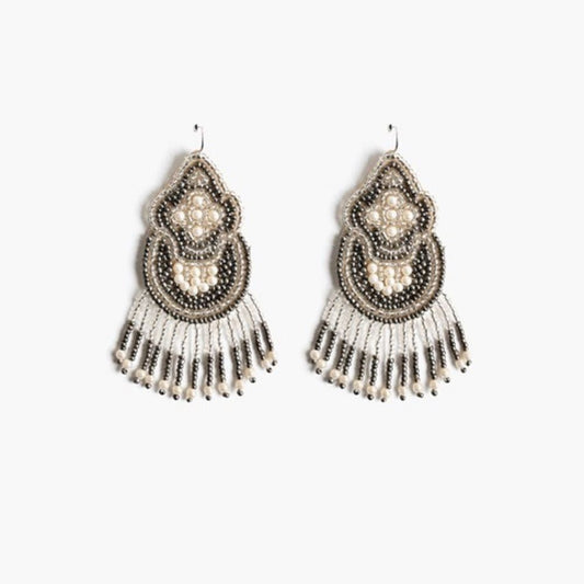 Smoked Pearl Earrings