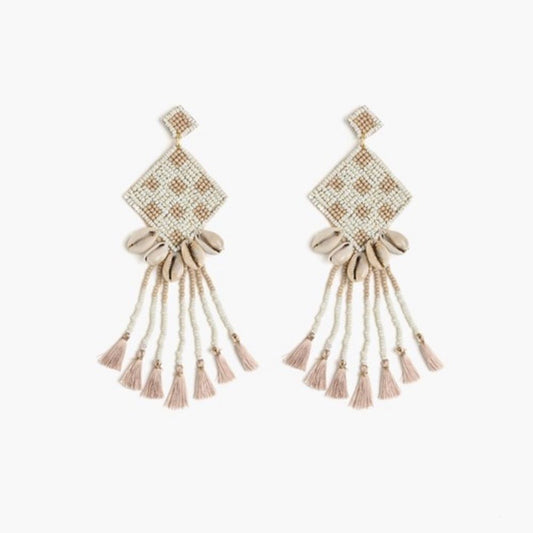 Seashell Tassel Earrings