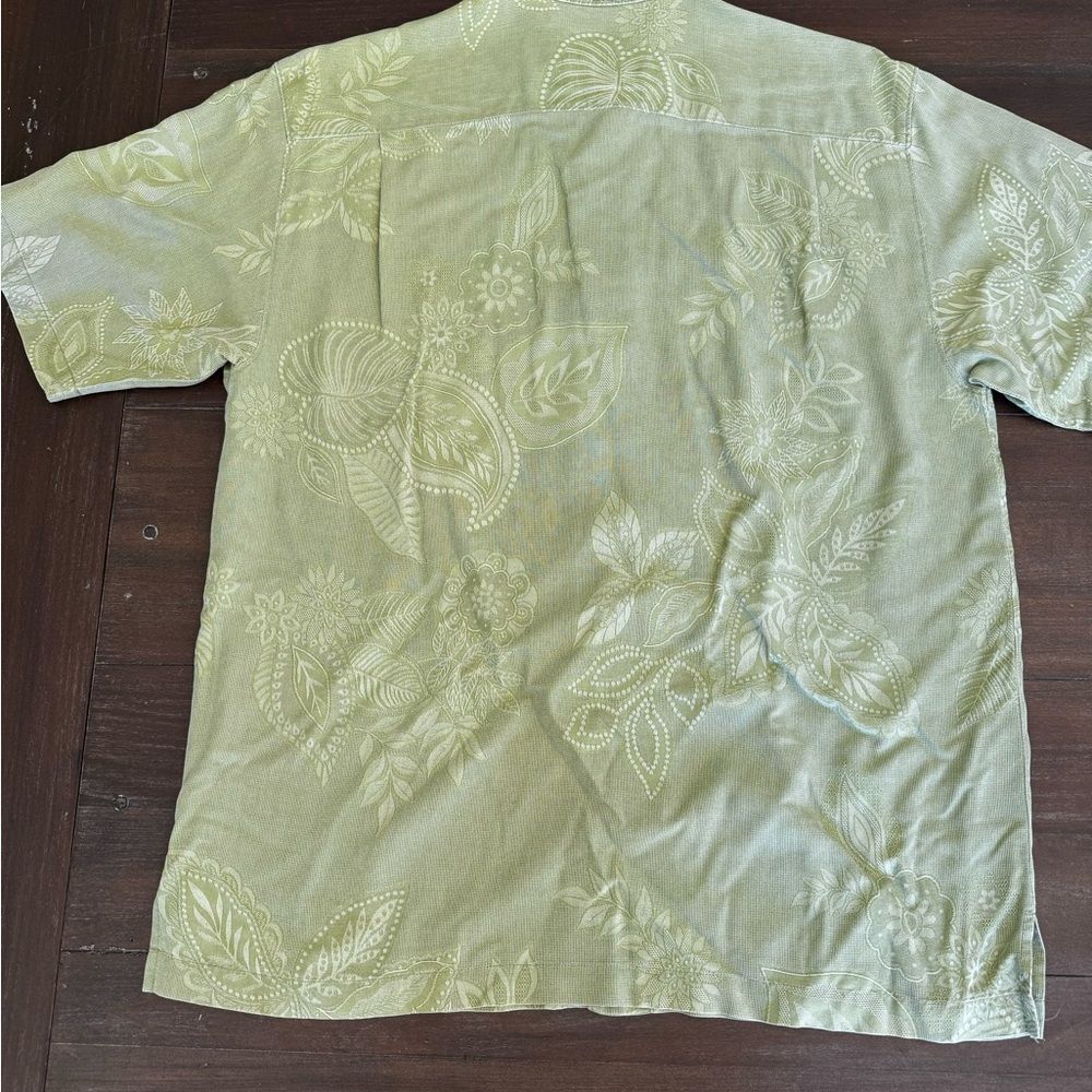 Tommy Bahama Green Floral Men's Shirt