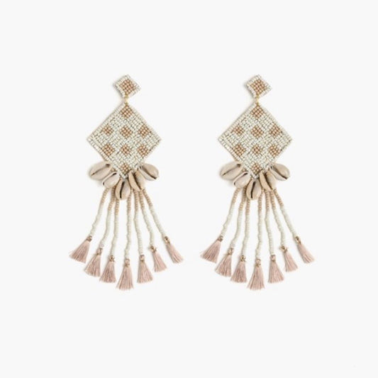 Seashell Tassel Earrings