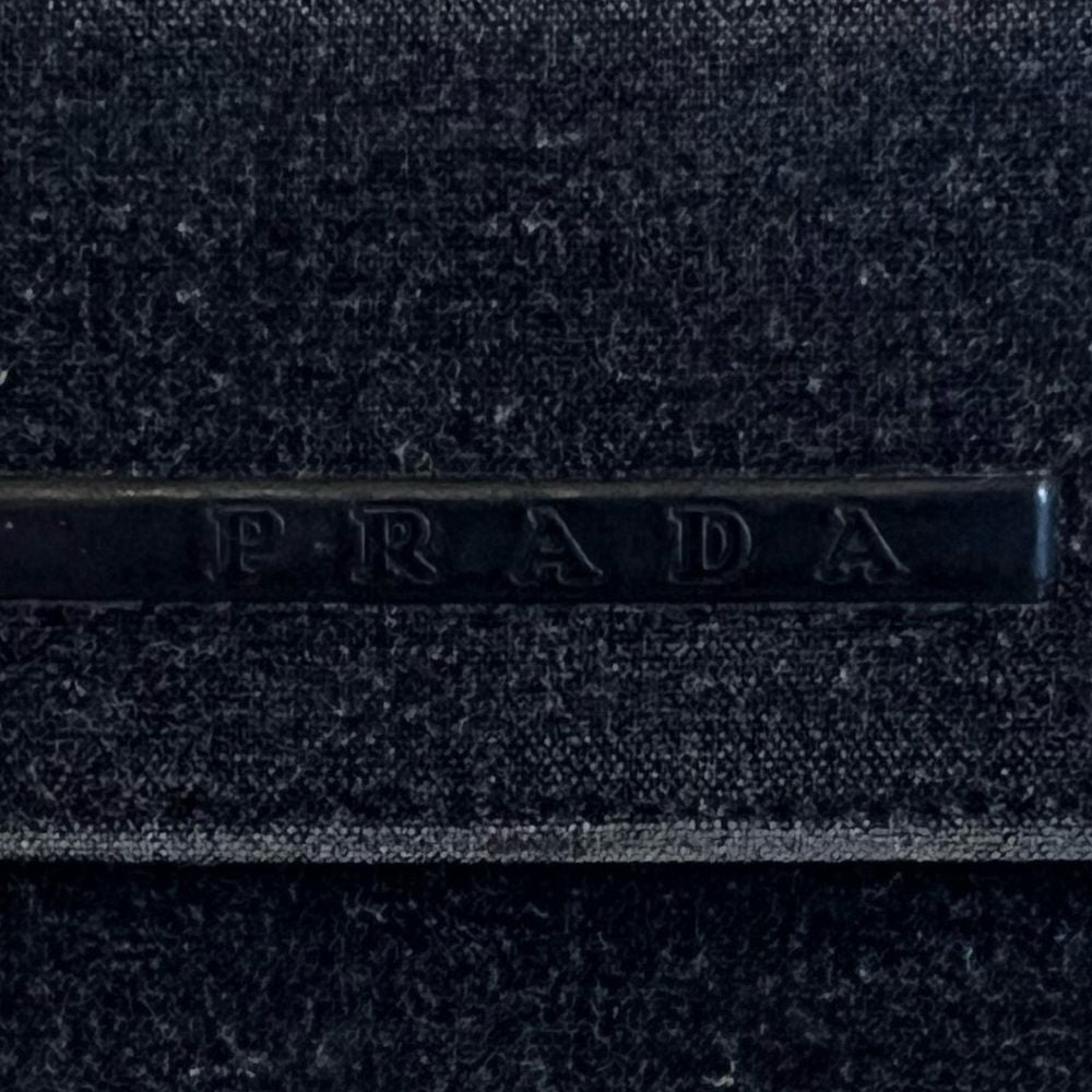 AUTH PRADA WALLET- bifold gray