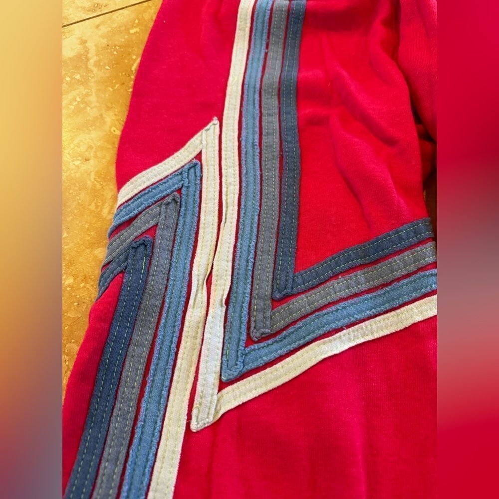 AVIATOR NATION pink with blue stripes XS