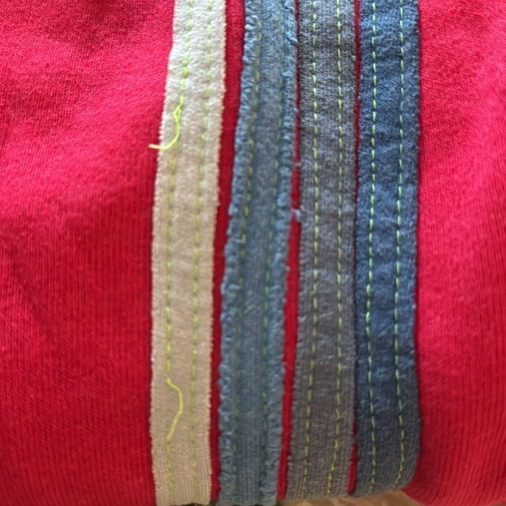 AVIATOR NATION pink with blue stripes XS