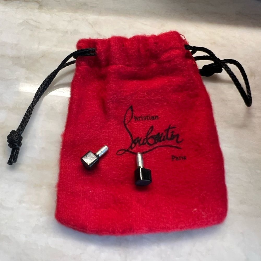 CHRISTIAN LOUBOUTIN!!! Black open toe heels. Size 36