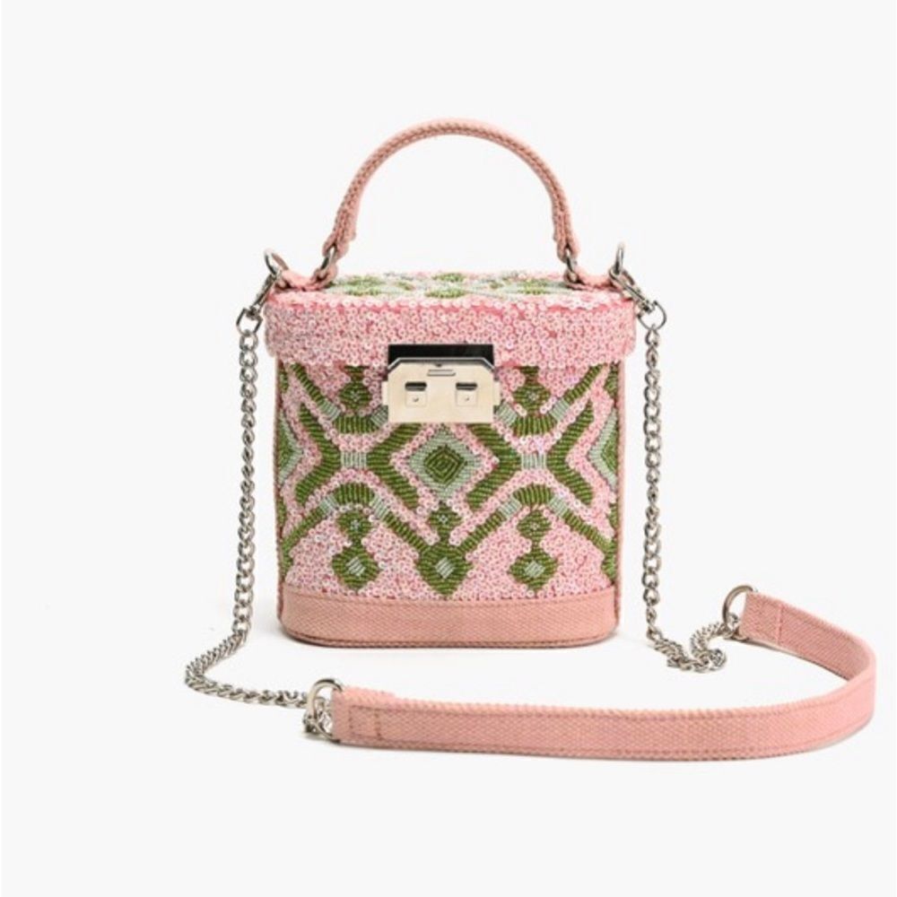 804. Handmade Beaded Mini Bag