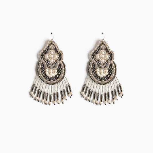 Smoked Pearl Earrings