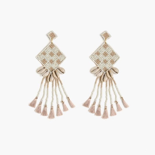 Seashell Tassel Earrings