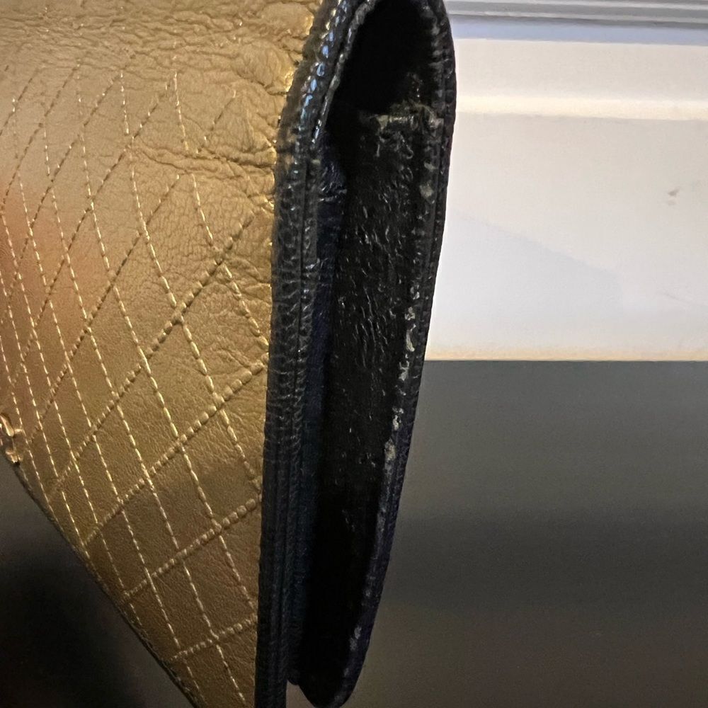 AUTHENTIC CHANEL WALLET- Gold/Bronze