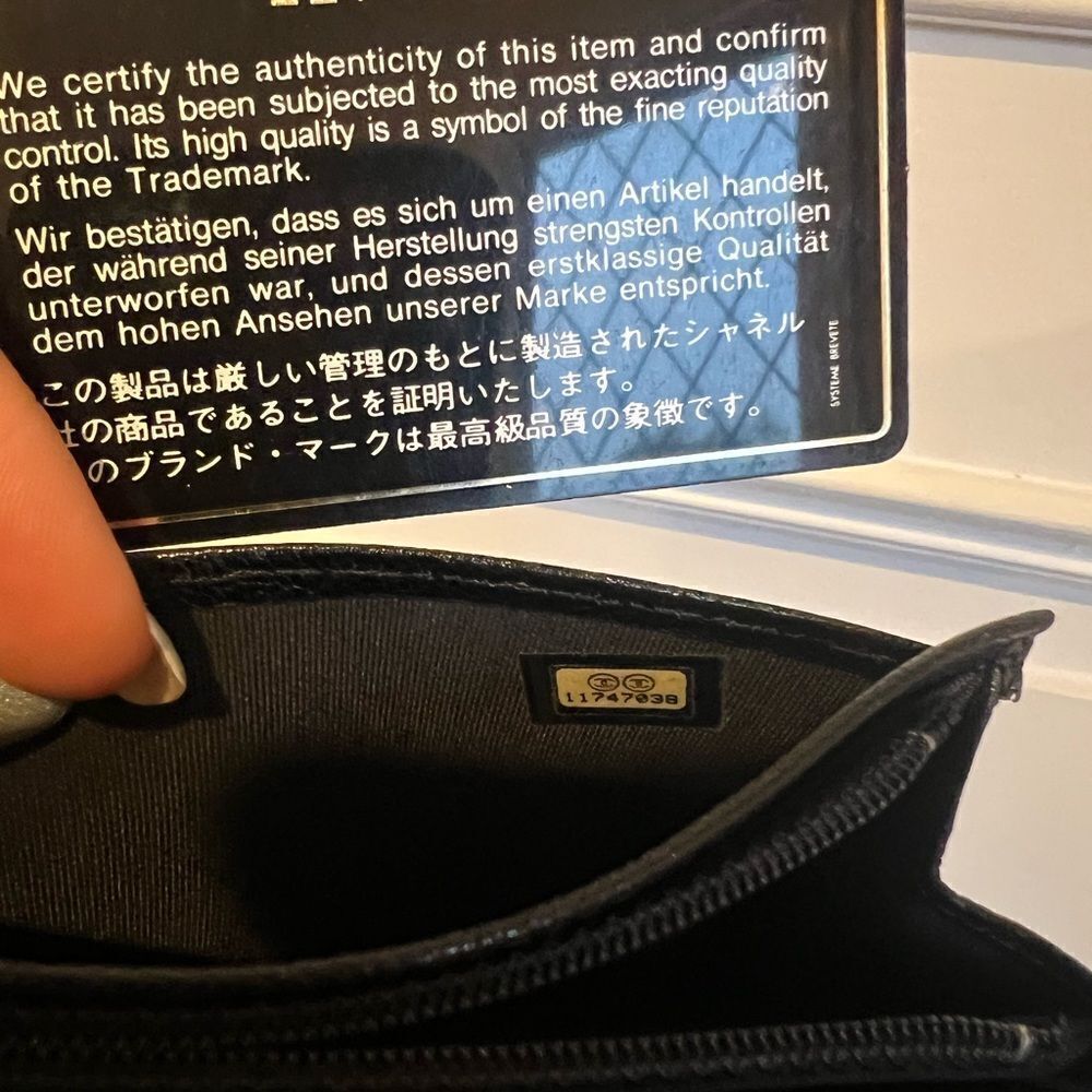 AUTHENTIC CHANEL WALLET- Gold/Bronze