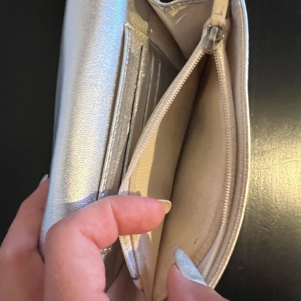 AUTHENTIC CHANEL WALLET- Silver