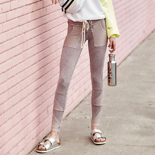 FREE PEOPLE Kyoto Leggings in Mocha Taupe