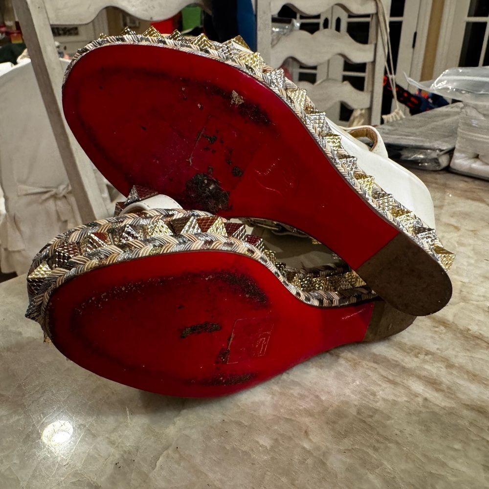 807. Christian Louboutin Studded Sandals