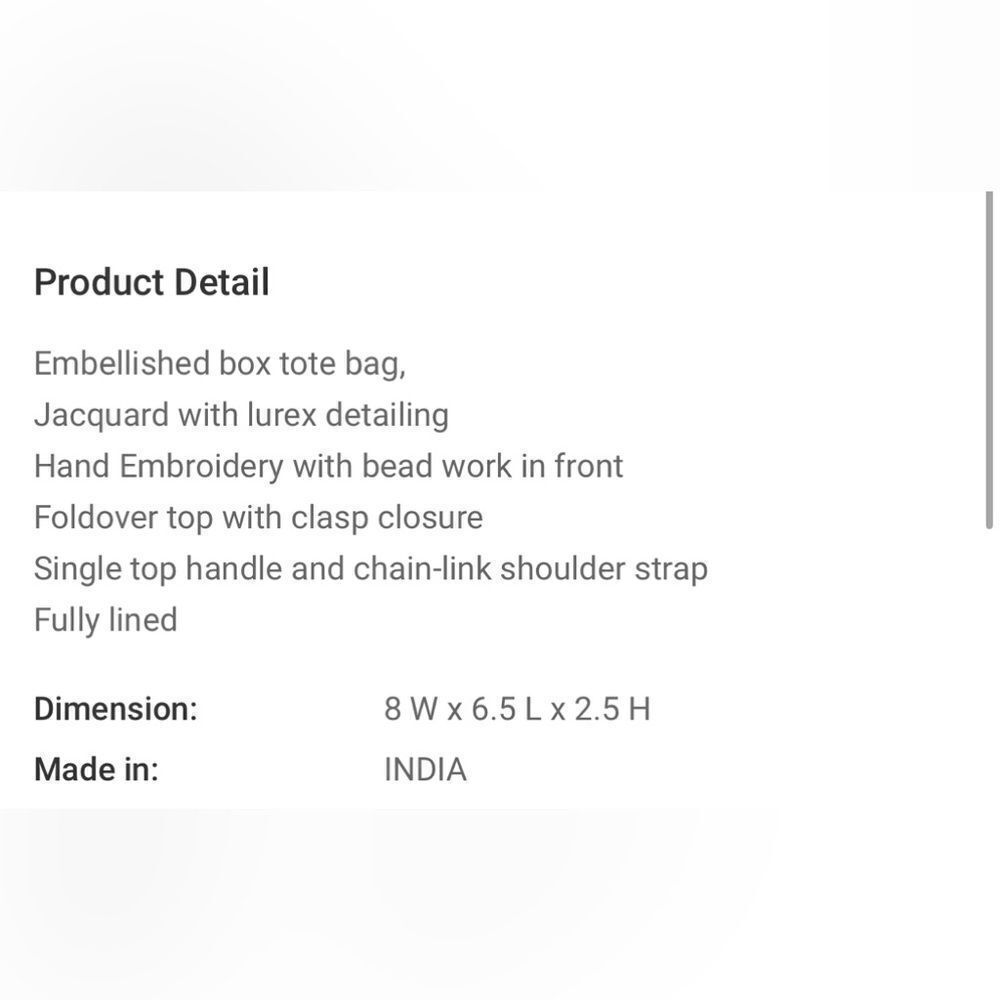 804. Handmade Beaded Mini Bag