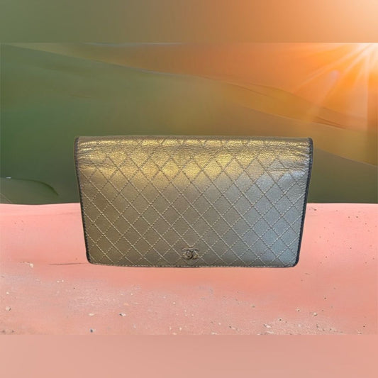 AUTHENTIC CHANEL WALLET- Gold/Bronze