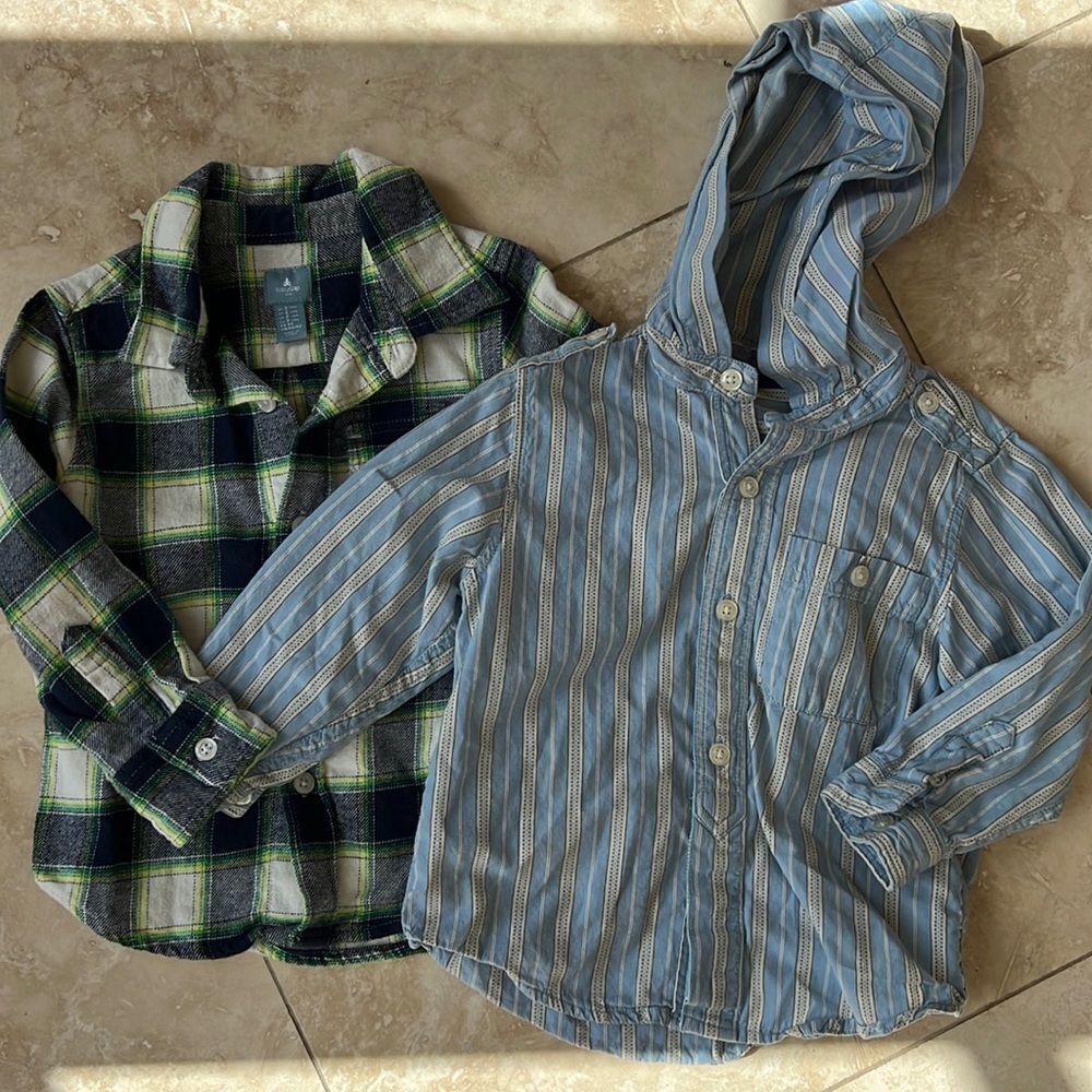 Baby Gap long sleeve shirts in 2T