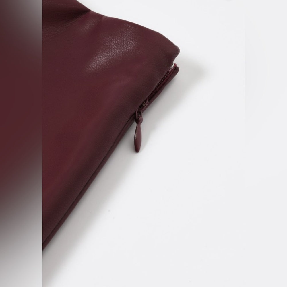 60’s Vibes Pleated Skirt- Maroon
