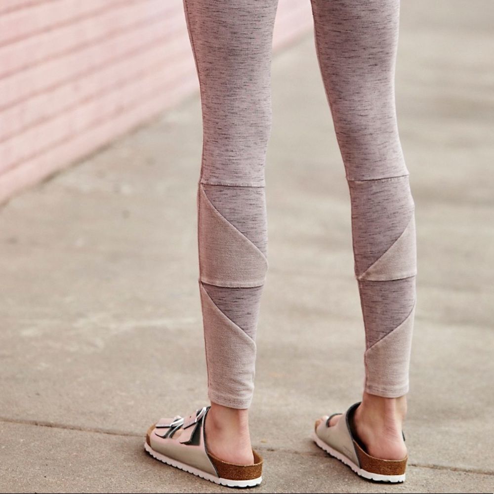 FREE PEOPLE Kyoto Leggings in Mocha Taupe