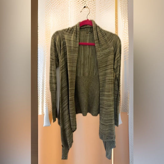 PRANA yoga sweater- green XS