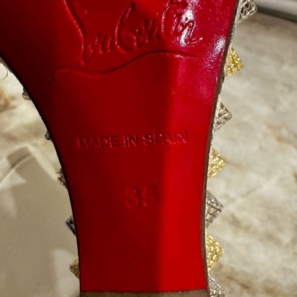 807. Christian Louboutin Studded Sandals