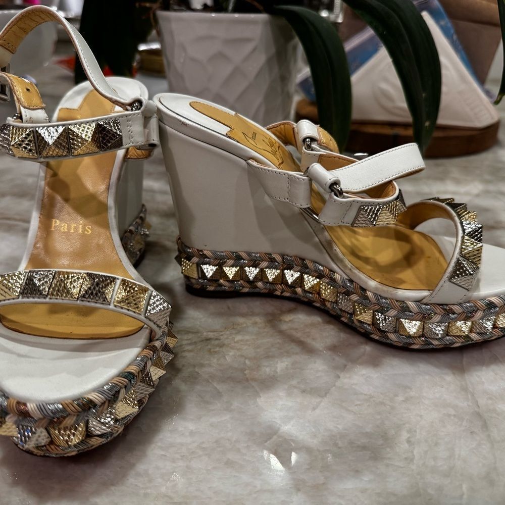 807. Christian Louboutin Studded Sandals